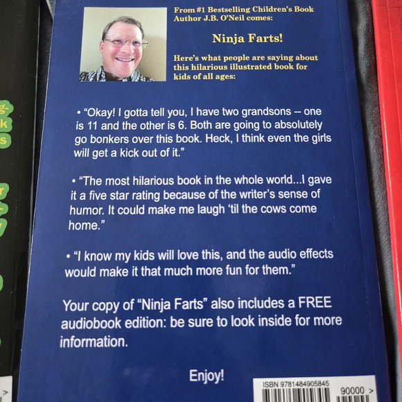 Bundle of 3 Kids Books J.B. O'Neil Santa Farts - Picture 3 of 4